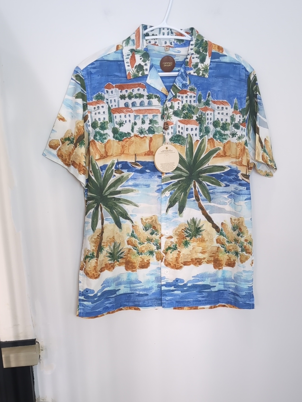 COMMON PEOPLE | Men's Havana Palm Short Sleeved Button Up Shirt